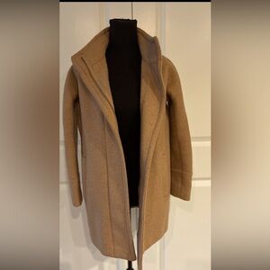 J.Crew Size O Petite Camel Coat In Good Condition
